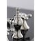 Kingston Brass KC7066AX Vintage 8" Widespread Bathroom Faucet, Polished Nickel KC7066AX - alternate 2